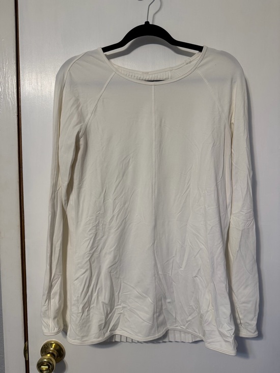 lululemon athletica Tops - lululemon athletica Long Sleeve Tee in White